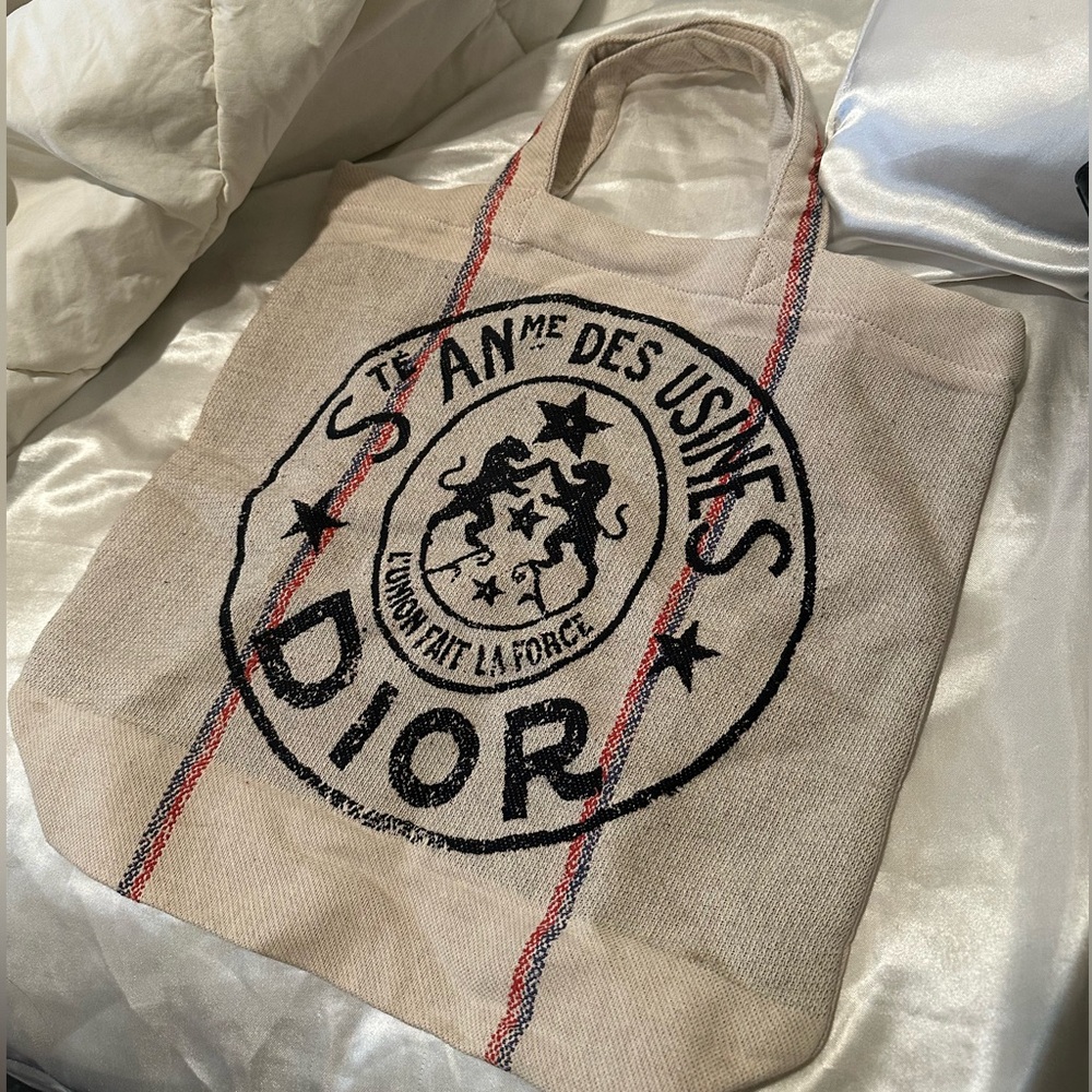 Christian Dior Canvas Tote